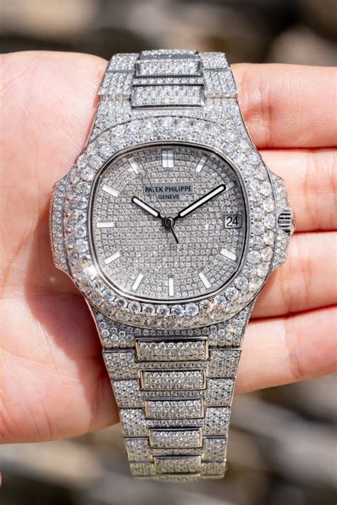 patek philippe full diamond watch.